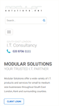 Mobile Screenshot of modularsolutions.net
